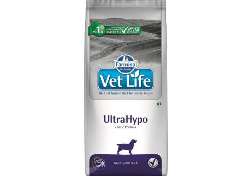 Farmina Vet Life UltraHypo / Лечебный корм Фармина Ультрагипоаллергенный для собак при Аллергии и Атопии