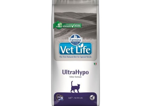 Farmina Vet Life UltraHypo / Лечебный корм Фармина для кошек при Пищевой Аллергии или Пищевой Непереносимости