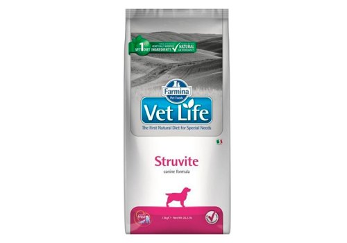 Farmina Vet Life Struvite / Лечебный корм Фармина для собак Лечение и Профилактика МКБ Струвитные уролиты