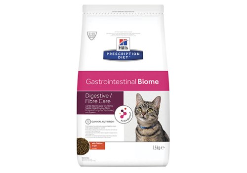 Hills Prescription Diet Gastrointestinal Biome / Лечебный корм Хиллс для кошек при расстройствах Пищеварения и для заботы о Микробиоме кишечника Курица