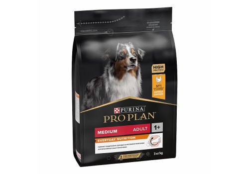 PRO PLAN OPTI BALANCE / Сухой корм ПРО ПЛАН для взрослых собак средних пород с курицей PRO PLAN OPTI BALANCE / Сухой корм ПРО ПЛАН для взрослых собак средних пород с курицей