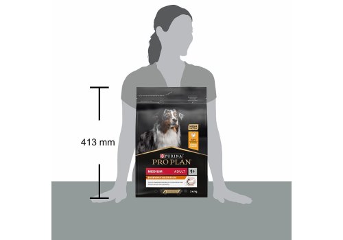 PRO PLAN OPTI BALANCE / Сухой корм ПРО ПЛАН для взрослых собак средних пород с курицей PRO PLAN OPTI BALANCE / Сухой корм ПРО ПЛАН для взрослых собак средних пород с курицей