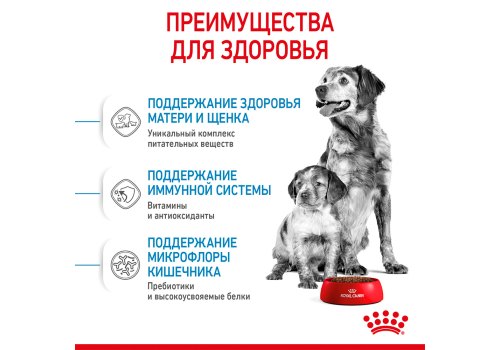 Royal Canin Medium Starter / Сухой корм Роял Канин Медиум Стартер для Щенков Средних пород в возрасте до 2 месяцев
