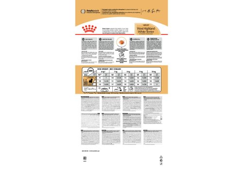 Royal Canin Breed dog West Highland White Terrier Adult / Сухой корм Роял Канин для взрослых собак породы Вест Хайленд Уайт Терьер старше 10 месяцев