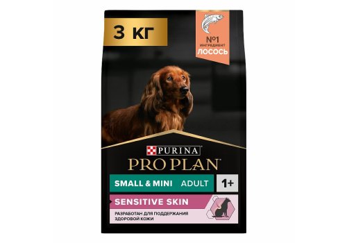 PRO PLAN OPTI DERMA / Сухой корм ПРО ПЛАН для взрослых собак мелких пород при чувствительной коже с лососем