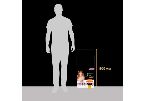 PRO PLAN OPTI POWER / Сухой корм ПРО ПЛАН для взрослых собак при больших физических нагрузках с курицей