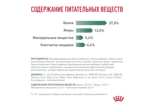 Royal Canin Diabetic Canine DC37 / Ветеринарный сухой корм Роял Канин Диабетик для собак Сахарный диабет