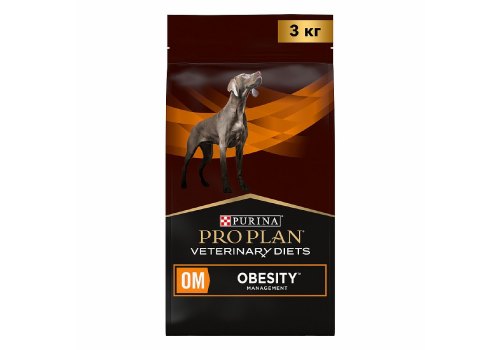 PRO PLAN VETERINARY DIETS OM OBESITY MANAGEMENT / Сухой корм ПРО ПЛАН Ветеринарная диета для взрослых собак для снижения избыточной массы тела и регуляции поступления глюкозы