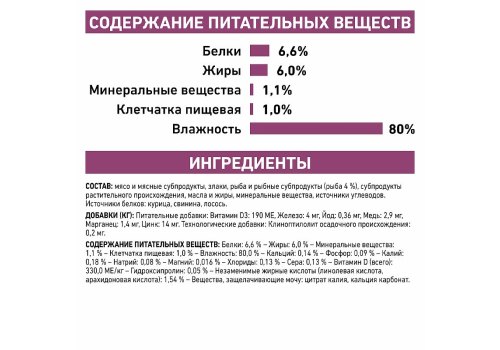 Royal Canin Renal with Fish / Ветеринарный влажный корм (Консервы-Паучи) Роял Канин Ренал для кошек Заболевание почек (хроническая почечная недостаточность) с Рыбой (цена за упаковку)