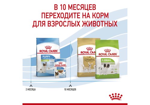Royal Canin X-Small Puppy / Сухой корм Роял Канин Икс-Смолл Паппи для Щенков мелких пород