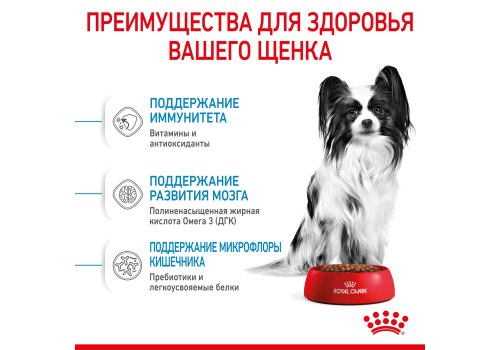 Royal Canin X-Small Puppy / Сухой корм Роял Канин Икс-Смолл Паппи для Щенков мелких пород