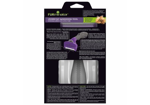 FURminator Medium/Large Cat Long Hair / Фурминатор для кошек Средних и Крупных пород с Длинной шерстью
