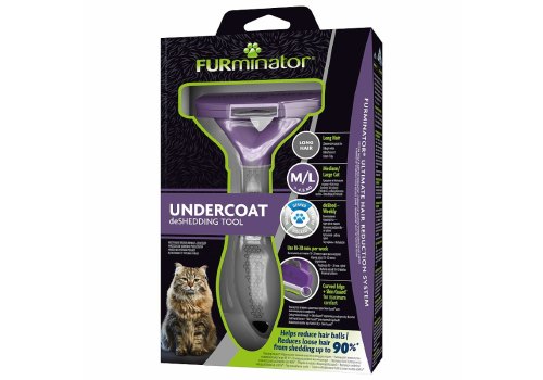 FURminator Medium/Large Cat Long Hair / Фурминатор для кошек Средних и Крупных пород с Длинной шерстью