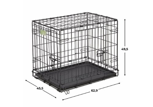 MidWest iCrate Double Door Dog Crate / Клетка Мидвест 2 двери Черная