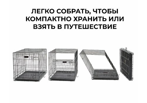 MidWest iCrate Dog Crate / Клетка Мидвест 1 дверь Черная MidWest iCrate Dog Crate / Клетка Мидвест 1 дверь Черная