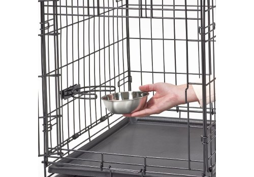 MidWest Snapy Fit Stainless Steel / Миска Мидвест для клеток и вольеров Нержавеющая сталь