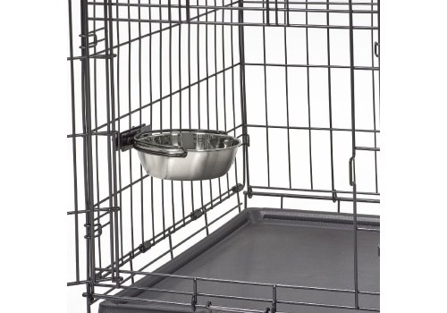 MidWest Snapy Fit Stainless Steel / Миска Мидвест для клеток и вольеров Нержавеющая сталь