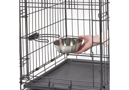 MidWest Snapy Fit Stainless Steel / Миска Мидвест для клеток и вольеров Нержавеющая сталь