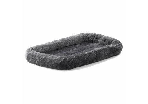 MidWest Quiet Time Pet Bed / Лежанка Мидвест Меховая Серая