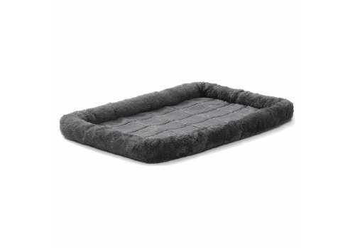 MidWest Quiet Time Pet Bed / Лежанка Мидвест Меховая Серая