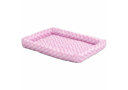MidWest Quiet Time Pet Bed Fashion / Лежанка Мидвест Плюшевая Розовая