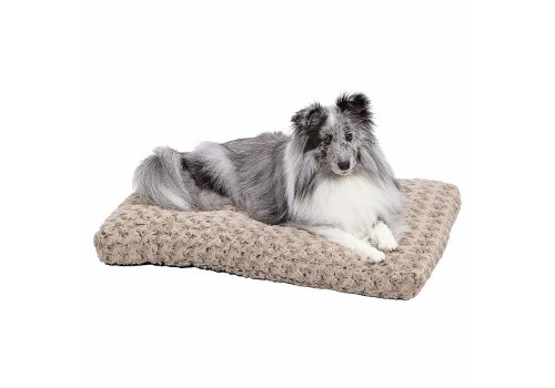MidWest Ombre' Mocha Swirl Fur Pet Bed / Лежанка Мидвест с завитками Плюшевая Мокко