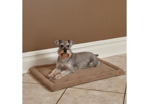 MidWest Quiet Time Taupe Micro Terry Pet Bed(Crate) / Лежанка Мидвест Плюшевая Бежевая