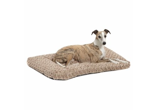 MidWest Ombre' Mocha Swirl Fur Pet Bed / Лежанка Мидвест с завитками Плюшевая Мокко