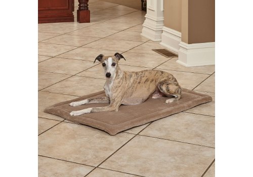 MidWest Quiet Time Taupe Micro Terry Pet Bed(Crate) / Лежанка Мидвест Плюшевая Бежевая