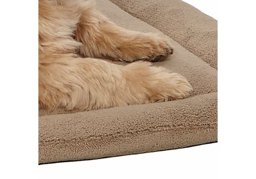 MidWest Quiet Time Taupe Micro Terry Pet Bed(Crate) / Лежанка Мидвест Плюшевая Бежевая
