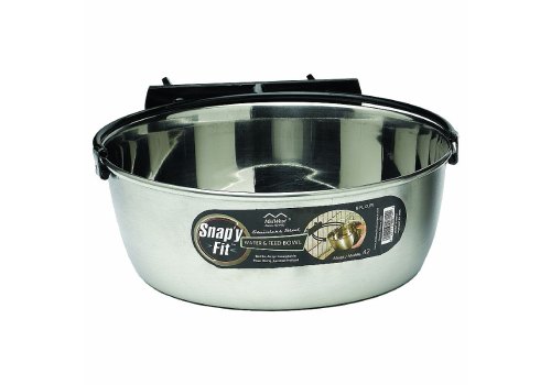 MidWest Snapy Fit Stainless Steel / Миска Мидвест для клеток и вольеров Нержавеющая сталь