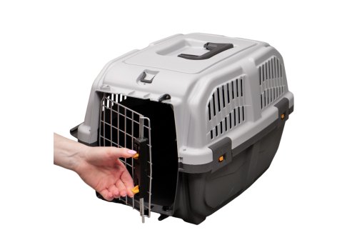 MPS Skudo 1-3 / МПС переноска с металлической дверцей с замком серая