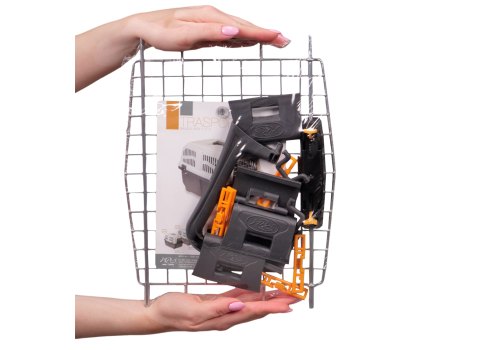 MPS Skudo 1-3 / МПС переноска с металлической дверцей с замком серая