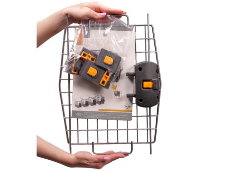 MPS Skudo 1-3 / МПС переноска с металлической дверцей с замком серая