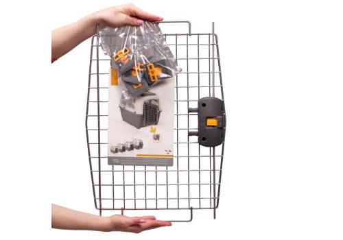 MPS Skudo 4-7 / МПС переноска с металлической дверцей с замком серая