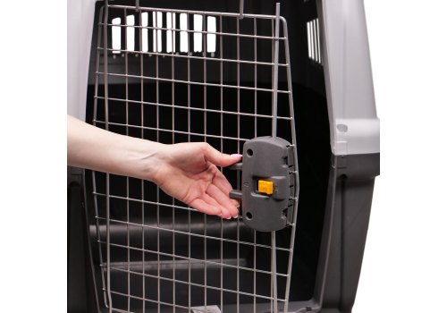 MPS Skudo 4-7 / МПС переноска с металлической дверцей с замком серая