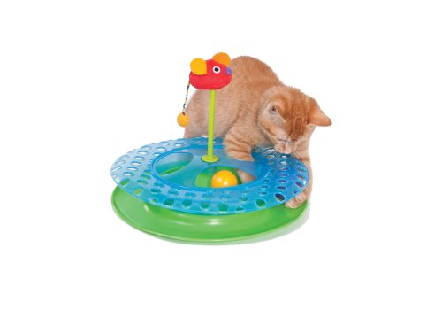 Petstages / Игрушка Петстейджес для кошек Трек с 2 мячиками