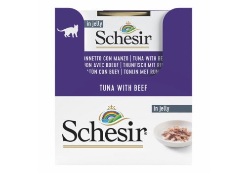 Schesir / Влажный корм Консервы Шезир для кошек Тунец говядина (цена за упаковку) Schesir / Влажный корм Консервы Шезир для кошек Тунец говядина (цена за упаковку)