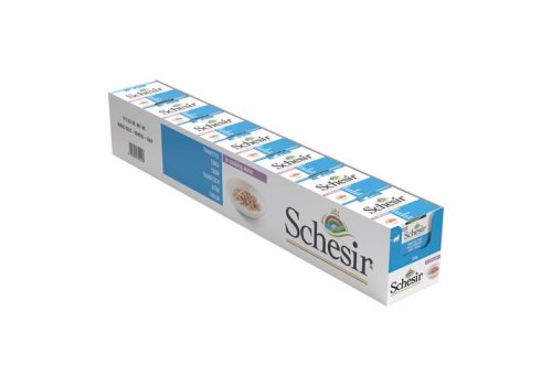 Schesir / Влажный корм Консервы Шезир для кошек Тунец в собственном соку (цена за упаковку)