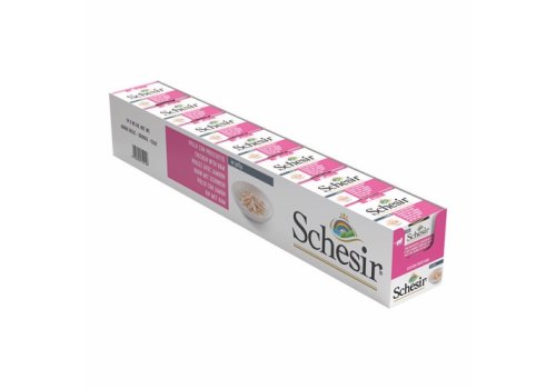 Schesir / Влажный корм Консервы Шезир для кошек Курица ветчина (цена за упаковку)
