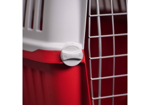 MPS Pratico / МПС переноска с Металлической дверцей Цвета: салатовый, голубой, красный (указывайте цвет в комментарии к заказу)