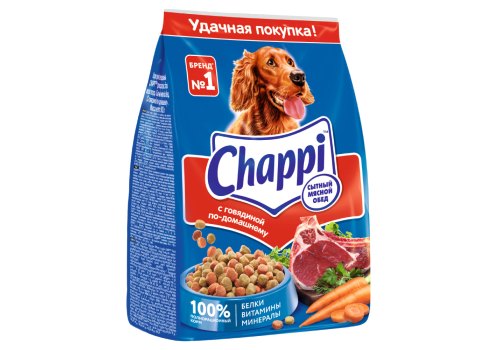 Chappi / Сухой корм Чаппи для собак Сытный мясной обед Говядина