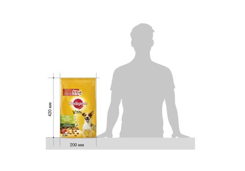 Pedigree / Сухой корм Педигри для собак Маленьких пород Говядина