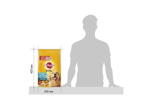 Pedigree / Сухой корм Педигри для собак Всех пород Говядина