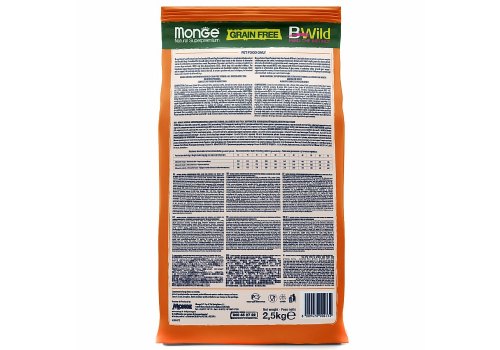 Monge Dog BWild Grain Free Adult All Breeds Duck / Сухой Беззерновой корм Монж Бивайлд для взрослых собак всех пород Утка картофель