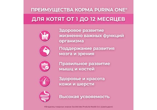 PURINA ONE KITTEN / Сухой корм Пурина УАН для котят с курицей