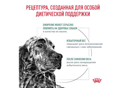 Royal Canin Satiety Weight Management SAT30 / Ветеринарный сухой корм Роял Канин для собак Сетаети Вейт Менеджмент Контроль избыточного веса