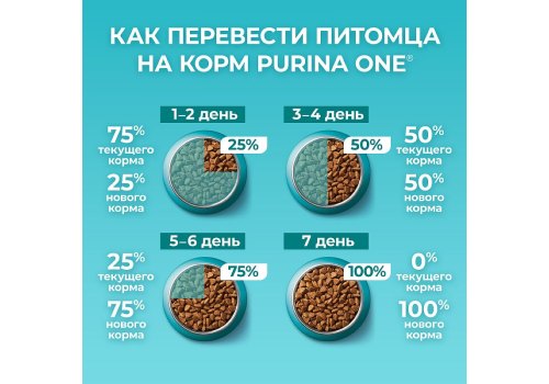 PURINA ONE ADULT / Сухой корм Пурина УАН для взрослых кошек с курицей