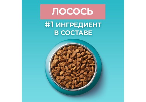 PURINA ONE STERILISED / Сухой корм Пурина УАН для взрослых стерилизованных кошек с лососем