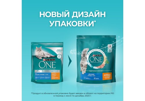 PURINA ONE SENIOR / Сухой корм Пурина УАН для пожилых кошек с курицей PURINA ONE SENIOR / Сухой корм Пурина УАН для пожилых кошек с курицей